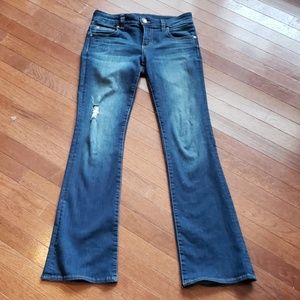 KUT Natalie High Rise Boot Cut Jeans